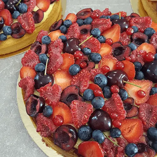 tarte artisanale fruits rouges
